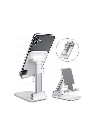 Masa Üstü Telefon Standı Tablet Tutucu Ayarlanabilir Yükseklik