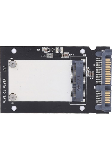 Konesam Msata'dan Sata Iıı'ye Dönüştürücü, Alüminyum Konstrüksiyon, 2.5" Bağlantı, Geniş Sistemi Uyumlu Windows/linux/os