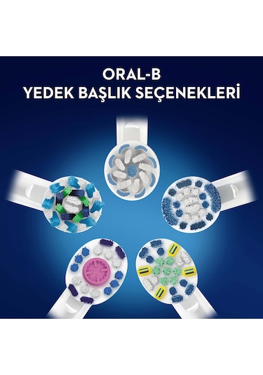 Oral-B Cross Action Şarjlı Diş Fırçası Yedek Başlığı 2'li