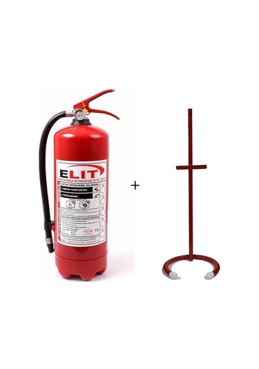 Ruhsata Uygun Köpüklü Yangın Söndürme Tüpü 6 KG - Yangın Söndürme Tüpü Askılığı