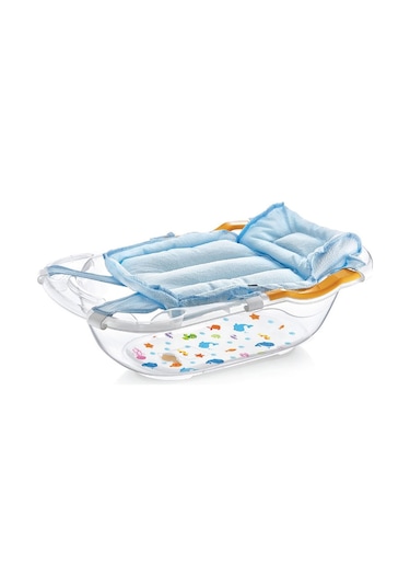 Bebekevi Köpüklü Bebek Banyo Filesi Bevi 866 Mavi