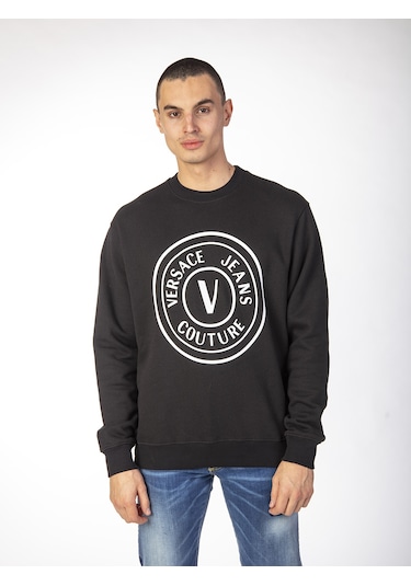 Versace Jeans Couture VERSACE Erkek  Sweatshirt  VR6398C Siyah