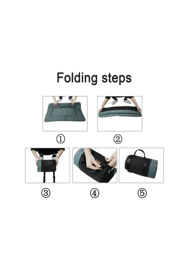 Geeroyoo Taşınabilir Katlanır Evcil Hayvan Yatağı - Seyahat Ve Ev İçi Konfor İçin Yumuşak Ve Kolay Temizlenebilir Tasarım