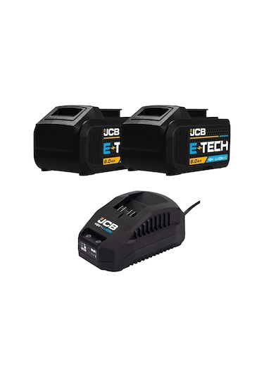 Jcb 18 V 6.0 Ah Lithium-ion Batarya Ve Şarj Cihazı Seti