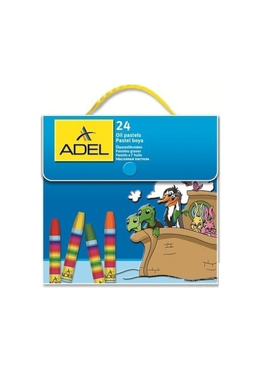 Adel Pastel Boya 24 Renk Çantalı