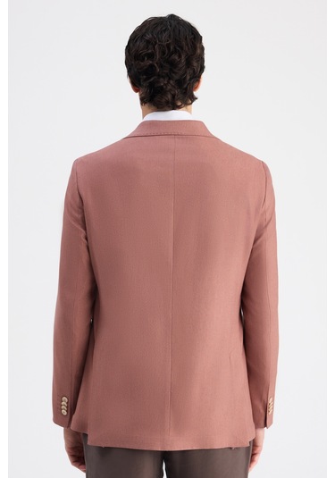 D's Damat Ds Damat Regular Fit Tarçın Armürlü Kumaş Ceket 6hf04z201438m T30