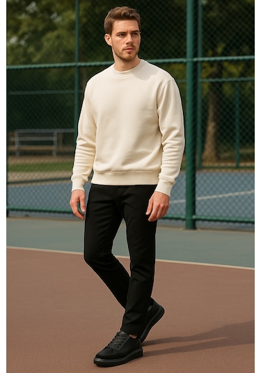 Man Erkek Hakiki Deri 7 Cm Boy Uzatan Siyah Spor Ayakkabı Siyah