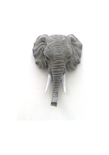 Dekoratif Fil Kafası Askılık Modern Duvar Dekoru Ev Dekorasyon Duvar Askılığı Eskitme 001