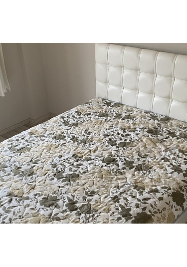 Kapitoneli Battal Boy Çok Amaçlı Örtü Pike Venedik- 200x220 Cm Diğer