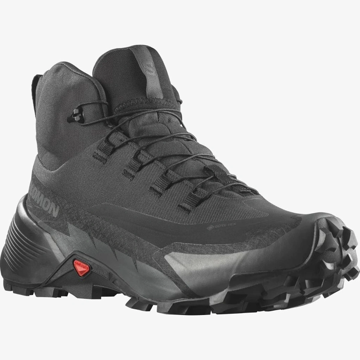 Salomon Croos Hike Mid Gore Tex Outdoor Boot Erkek Bilekli Su Geçirmez Outdoor Bot Siyah Siyah