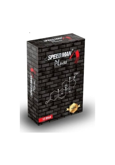 Speed Man Plus Stick Ballı Bitkisel Karışımlı Macun 12'li