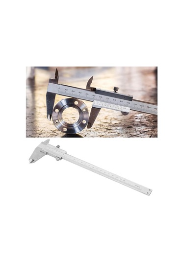 Profesyonel Mekanik Kumpas 150mm / 0.02mm - Paslanmaz Çelik Sürmeli Kumpas