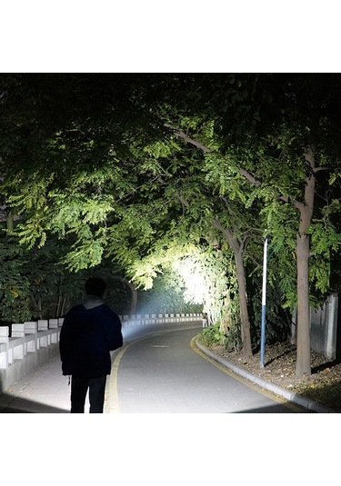 Kosona Xpe+cob Led Feneri, Mini Çalışma Işığı, 600mah Li-pil, Type-c Şarj, 5 Mod, Magnet+kalem Klasörü, Mor+kırmızı+mavi Işık, Çadır/onarım Siyah