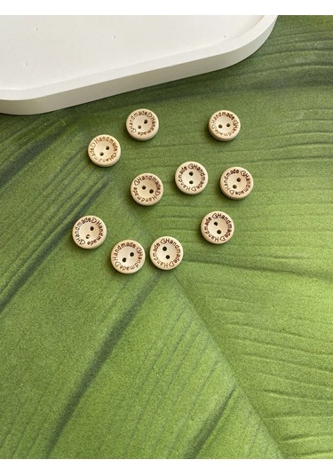 Siberiana Ahşap Düğmeler 13 Mm 10 Adet 398994910