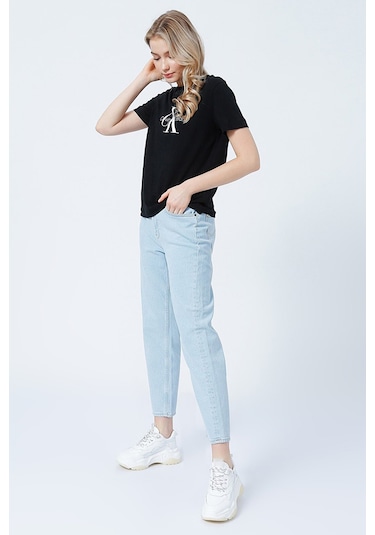 Calvin Klein Kadın Tişört-j20j219142 Siyah