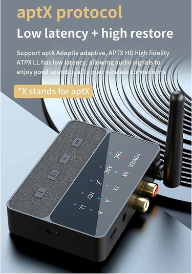 Flybuy Türkçe Bluetooth 5.3 Kablosuz Adaptör 3.5mm Aux, Siyah, Qualcomm Hd Ses