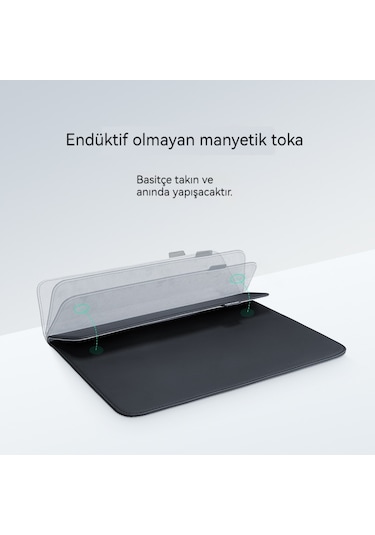 Mark Ryden Ultra İnce Bilgisayar Kılıfı-13,3 İnç Beyefendi Grisi,