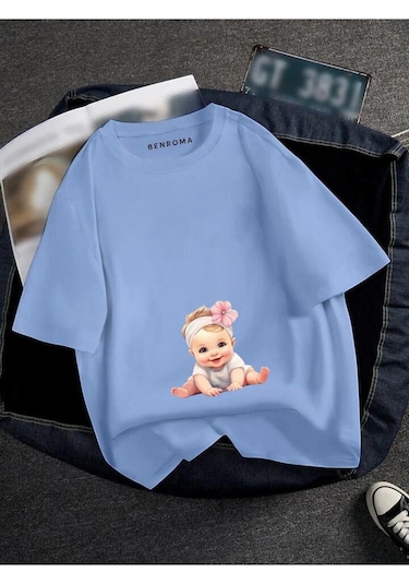 Benroma Hamile Bebek Baskılı Tisort