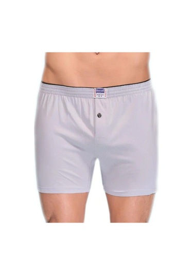 Berrak 1099 Düğmeli Erkek Boxer Penye 3'Lü