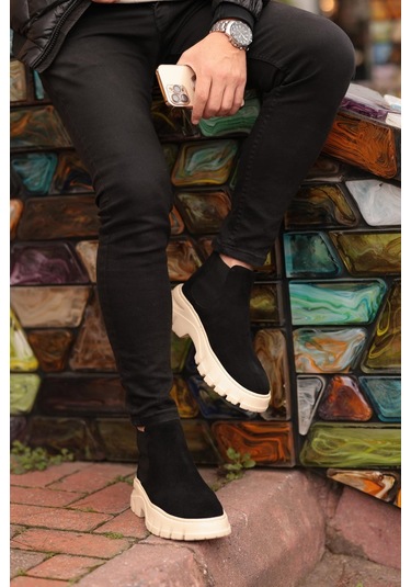 Serhat Özköroğlu - Siyah Süet Bot Siyah Siyah