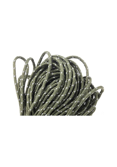 Symbee Kamp Çadır İçin 20m Yansıtıcı Teli, Polipropilen Lif, 25kg Dayanım, Asker Yeşili, Fosforlu Görünürlük Yeşil