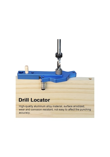 Ebitda 6/8/10mm Mavi Alüminyum Delik Belirleyici Seti - 3 Burç Ve 2 Anahtar