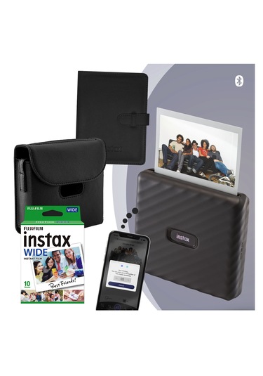 Instax Wide Link Gri Akıllı Telefon Yazıcısı + Set 2