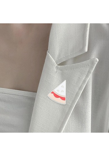 Homyl Sevimli Gıdalar Broşlar Pin Yaka Broş Iğneler Giysi Pizza Çok Renkli