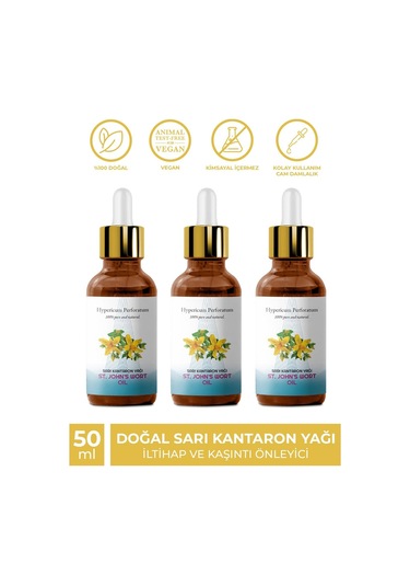 Proclis Doğal Sarı Kantaron Yağı 3 x 50 ML