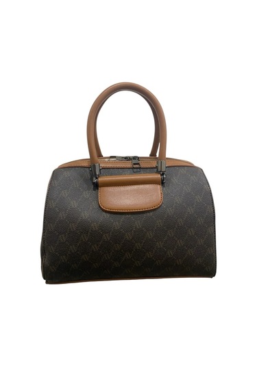 Armine 396 Bayan Çanta Kahve Noktalı Kahverengi