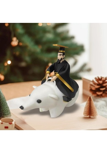 Homyl Qin Shi Huang Heykeli Sanat Eseri Masa Süsü Oturma Odası 10cmx5cmx10cm