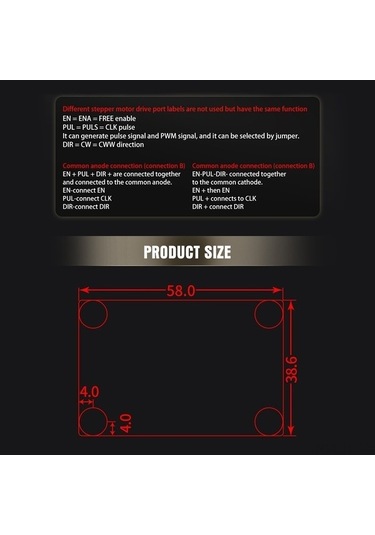 Trendooze Mks Osc V1.0 Step Motor Kontrolü - 8-24v, Entegre Hız Düzenleme
