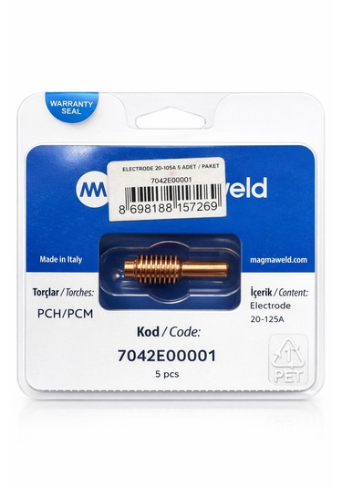 Magmaweld Electrode Plazma Sarf 20-105a 7042e00001 - 1 Adet