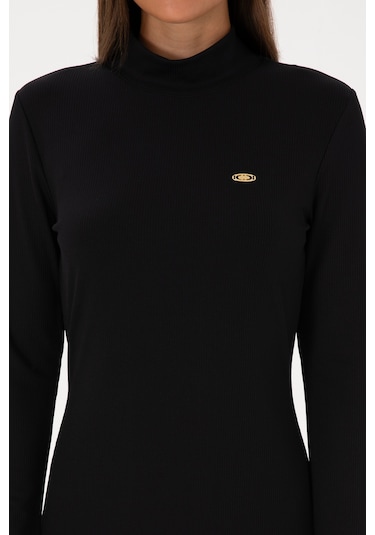 U.s. Polo Assn. Kadın Siyah Elbise Örme 50313549-vr046 Siyah