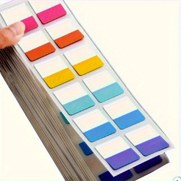 Wangxi 240 Adet Çok Amaçlı Yazılabilir Plastik İşaretleyici - Ofis Dosyalama Kutusu Çok Renk Seçeneği