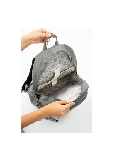 Ultra Hafif Çok Cepli Su Geçirmez Sırt Çantası Unisex Gri Model: 571-1b - Gri