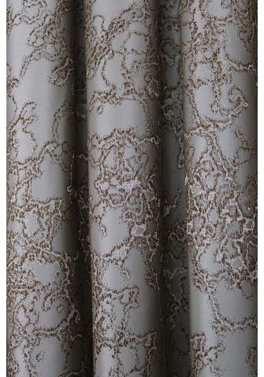 Jakar Fonluk Sahil Desen 1/3 Sıklık Korniş İçin Tek Kanat Kahverengi