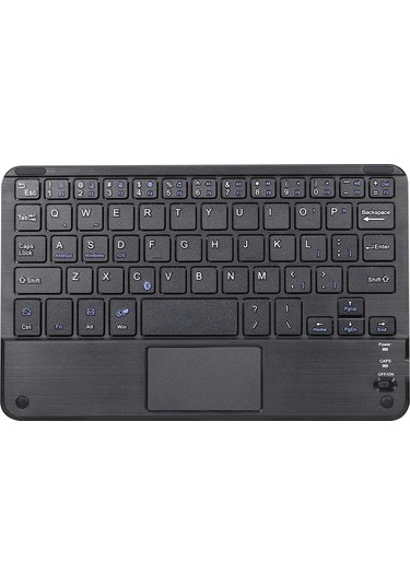 Geeksen "59 Tuşlu Ultra İnce Bluetooth Klavye - Dokunmatik Padli, Android/windows/ios Uyumlu"