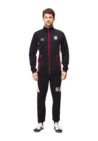 Beşiktaş Lisanslı Fermuarlı Sweatshirt 25/26 Sezon SiYAH