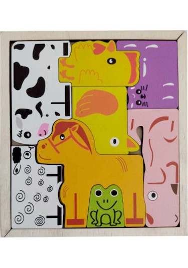 Ankebut 8 Parça Çiftlik Hayvanları Puzzle 30527