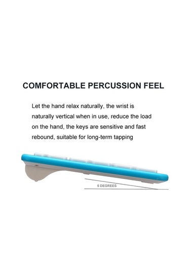 Mld-568 Ofis Oyun Sesini Kapatma Kablosuz Mouse Klavye Seti Pembe A Optik