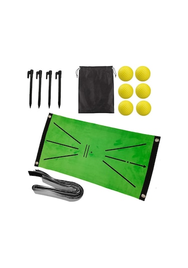 Cbtx Outdoor Taşınabilir Golf Uygulama Eğitim Seti Yeşil