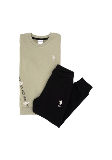 U.s. Polo Assn. Erkek Çocuk Su Yeşili Pijama Takım 50318682-vr048 Su Yesılı