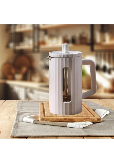 Suntek Kahve Dükkanı Ev Ofisi Için Fransız Makinesi Çay Beyaz Beyaz