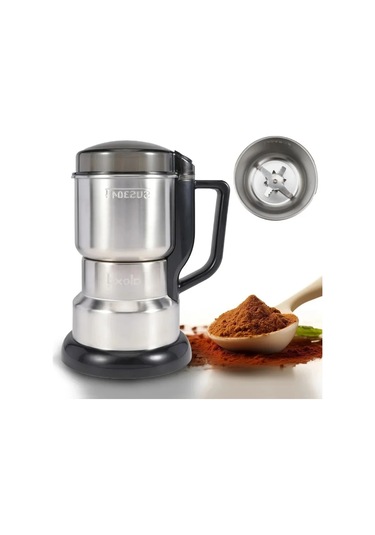 Myinkai 400w 304 Paslanmaz Elektrikli Değirmeni Sekiz Sayfa Gümüş - Siyah