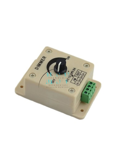 10 Adet 12v 3000k Günışığı Samsung Ledli Pergola 5a Trafo Ve 8a Manuel Dimmer Kumandalı Set Tente Ay