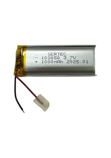 Sertec 102050 3.7v 1000mah Li-polymer Pil Devreli/1.5a
