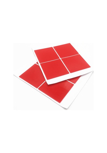 Slikon Bant Çift Taraflı Gri Süper Güçlü Çivi Bant 4 Cm X 4 Cm 100 Adet -