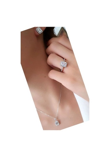 Sky Dıamond Gümüş Takı Seti (516767261)
