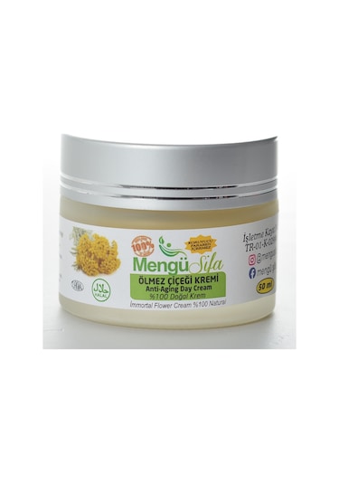 Mengü Şifa Ölmez Çiçeği Kremi Anti Aging Day Krem Altın Otu 50 ML